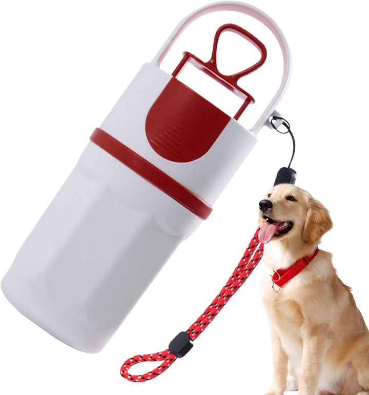 Hundekotpflücker mit Tasche, Welpen-Outdoor-Kotschaufel mit Beutelspender, No-Touch-Tonabnehmer, kei