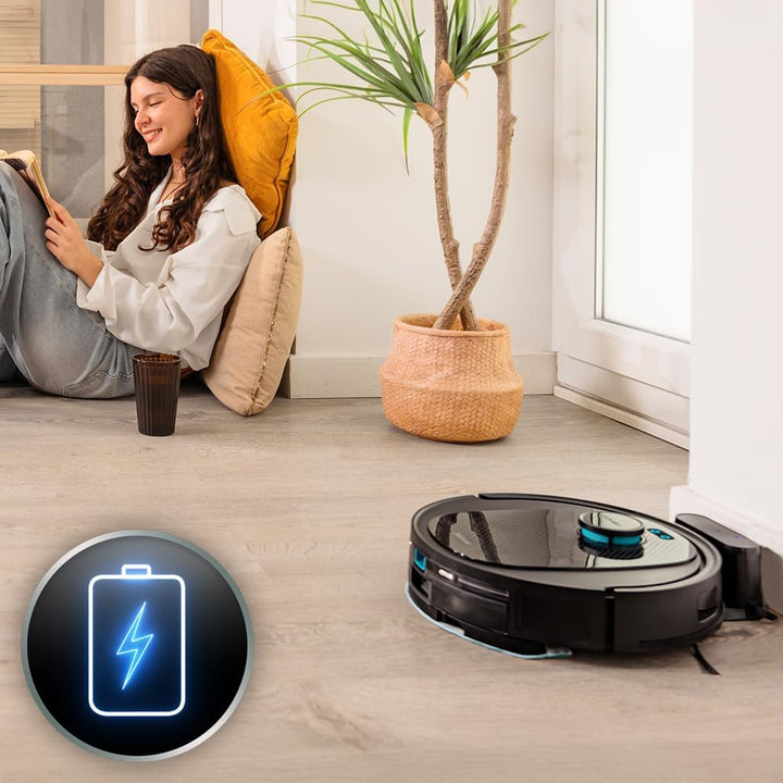 Cecotec Saug- und Wischroboter Conga 7690 Immortal MAX M. 5000Pa, Lasernavigationstechnologie, 220 M