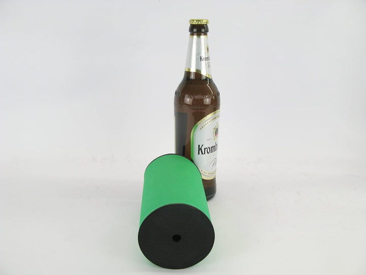 4 hochwertige Qualitätskühler aus 5-6 mm dickem Neopren für 0.5L Flaschen in der Farbe (4 grüne Flas