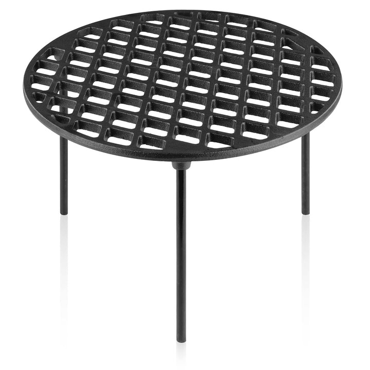 BBQ-Toro Gusseisen Grillrost mit 3 Beinen | rund | Dutch Oven Untersetzer, Grill Zubehör | Dreibein,