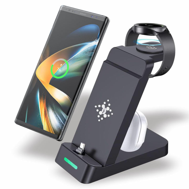 3 in 1 Ladestation für Samsung ladestation Watch und Handy, induktion ladegerät für Sumsung Galaxy S