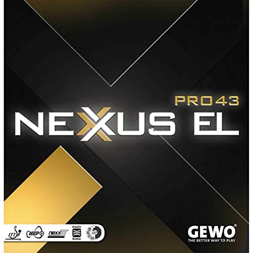 GEWO Belag Nexxus EL Pro 43 Farbe 2,1 mm, rot, Grösse 2,1 mm, rot
