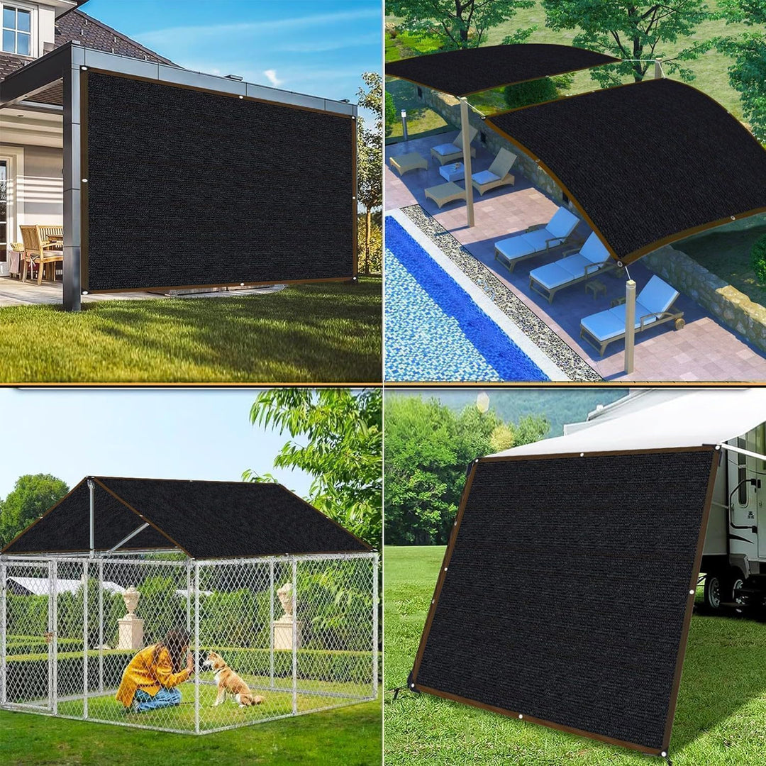 Schattierungsnetz, Garten Schattennetz mit Ösen, Schattiernetz 80-95% uv-Schutz Sonnenschutznetz, Be