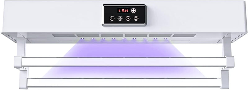 QL Handtuchhalter Elektrisch Beheizt mit UV-Desinfektion und Schneller Trocknung 500W,Handtuchwärmer