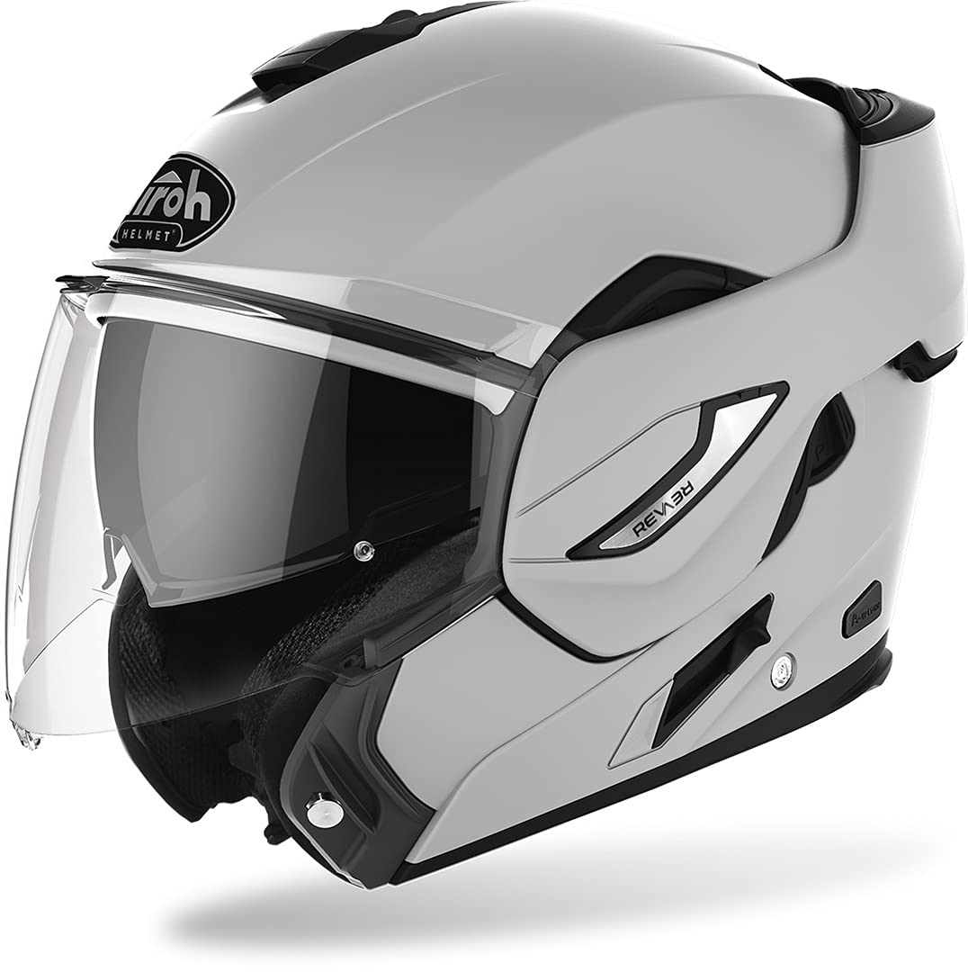 Airoh Herren Rev 19 Motorradhelm XS grau, XS grau