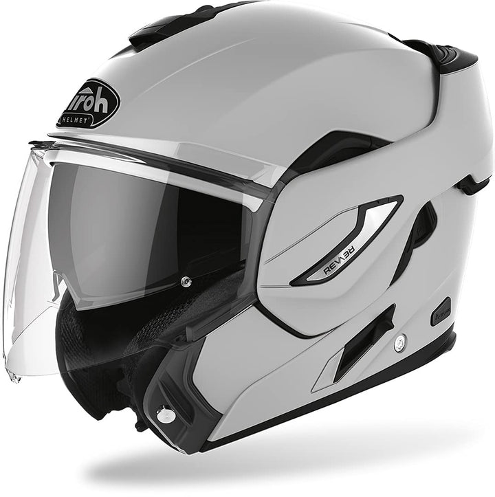 Airoh Herren Rev 19 Motorradhelm XS grau, XS grau