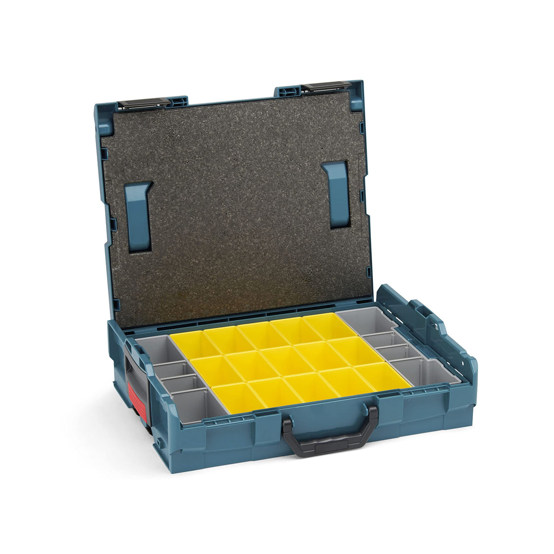 Bosch Sortimo L-Boxx 102 Werkzeugkoffer-Set • professional blau ohne Logo • bestückt mit Ordnungssys
