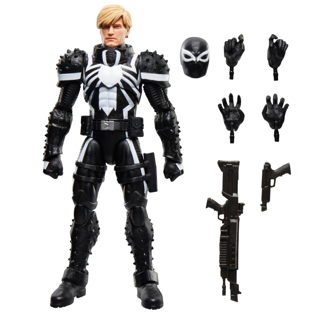 Marvel Legends Series Agent Venom (Flash Thompson) Action-Figur zu den Comics, Schwarz, Agent Venom