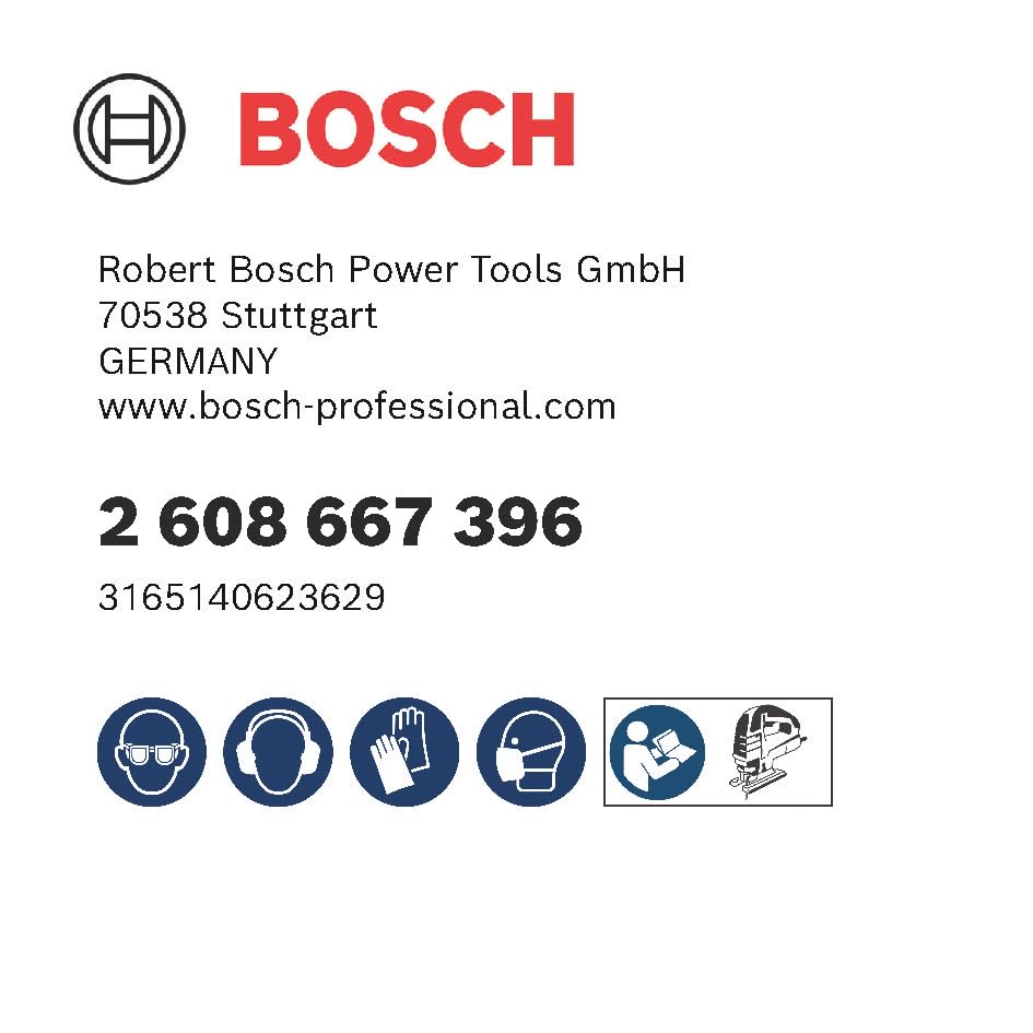 Bosch 3x PRO Fibre Insulation precise T1013AWP Stichsägeblatt (für Mineralwolle, Mineralwolle, Länge