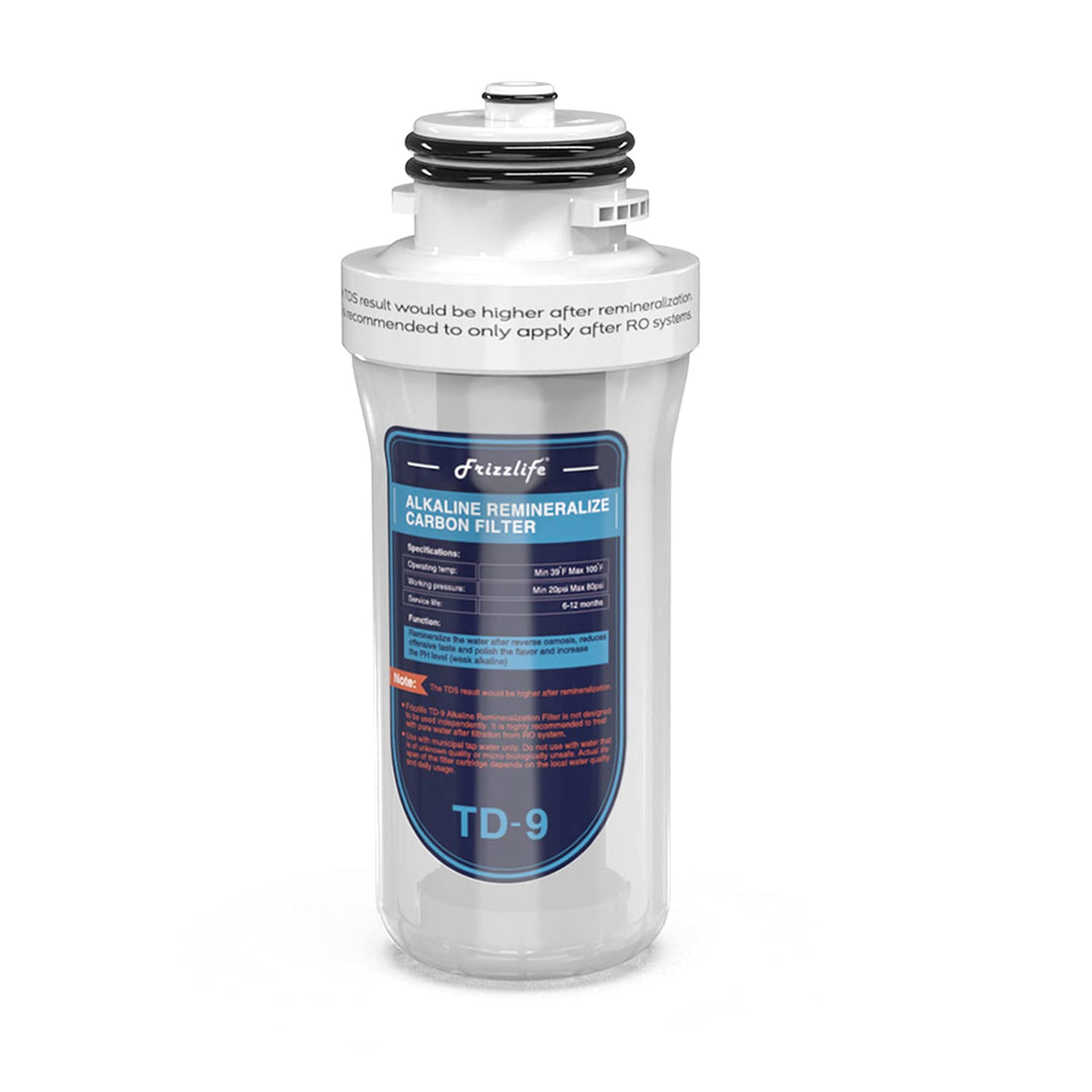 Frizzlife Ersatz-Filterkartusche für TD-9, Remineralization Alkaline Filter