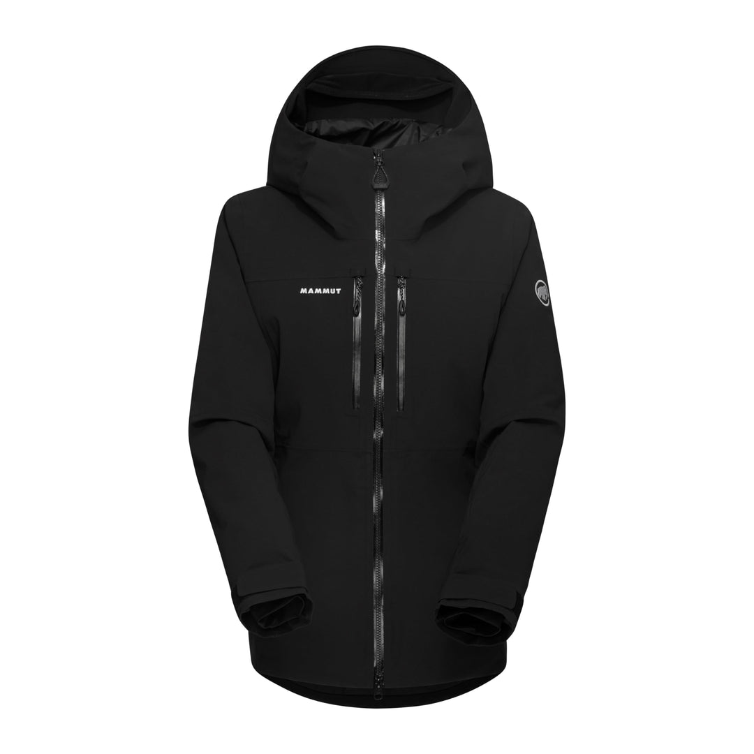 Mammut Damen Stoney Hardshelljacke mit Kapuze XXL Schwarz, XXL Schwarz