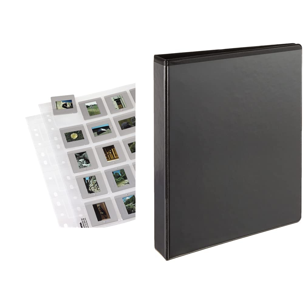 Hama 25 Diahüllen für gerahmte Dias (Dia-Archivierung im Format 5x5cm, bis zu 500 Dias) transparent