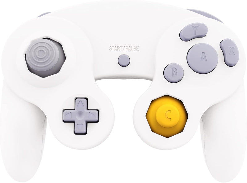eXtremeRate Ersatz Grips Case Hülle kompatibel mit Nintendo Game Cube Controller, Griff Gehäuse & D-