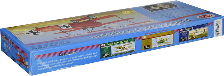 GUILLOW's Fokker Triplane 204 Powered Balsa Flying Model Kit