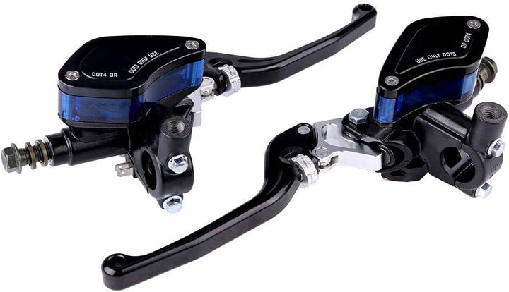 EVGATSAUTO Hydraulischer Kupplungsgeber, Paar 22-mm-CNC-Motorrad Hydraulische Bremspumpe Kupplung Ha