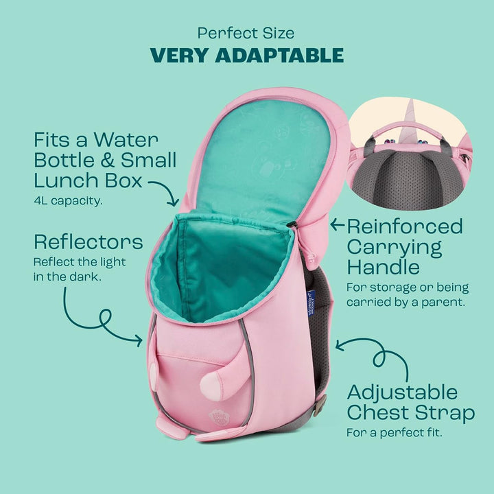 Affenzahn Kinderrucksack Kleiner Freund | Ergonomischer Kindergarten-Rucksack für Kinder von 1 bis 3