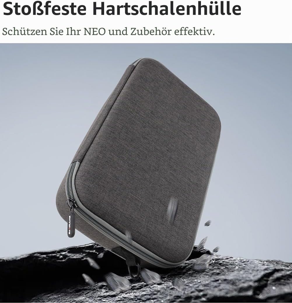 Harte Tragetasche für DJI Neo, kompatibel mit RC 2, Reise-Schutz-Umhängetasche und Zubehör