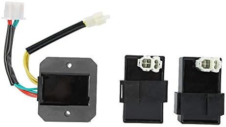 Gorgeri 3 Teile/satz CDI Doppelzündung + Regler GleiC-HRichter Fit für XL 600 V Transalp 1989-1996 3