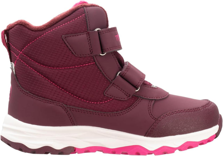 Trollkids wasserdichte Winterschuhe Wanderschuhe Hafjell, Burgunderrot Magenta