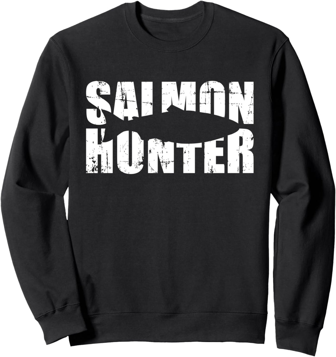 Lachs Angeln Salmon Hunter Sweatshirt