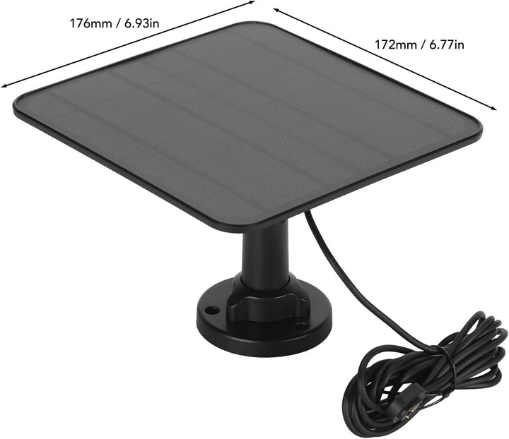 Solar Panel für Sicherheits Kamera für Arlo Pro 3 Pro 4 Pro 5S Ultra Ultra 2 Go 2 Flutlicht Kamera,