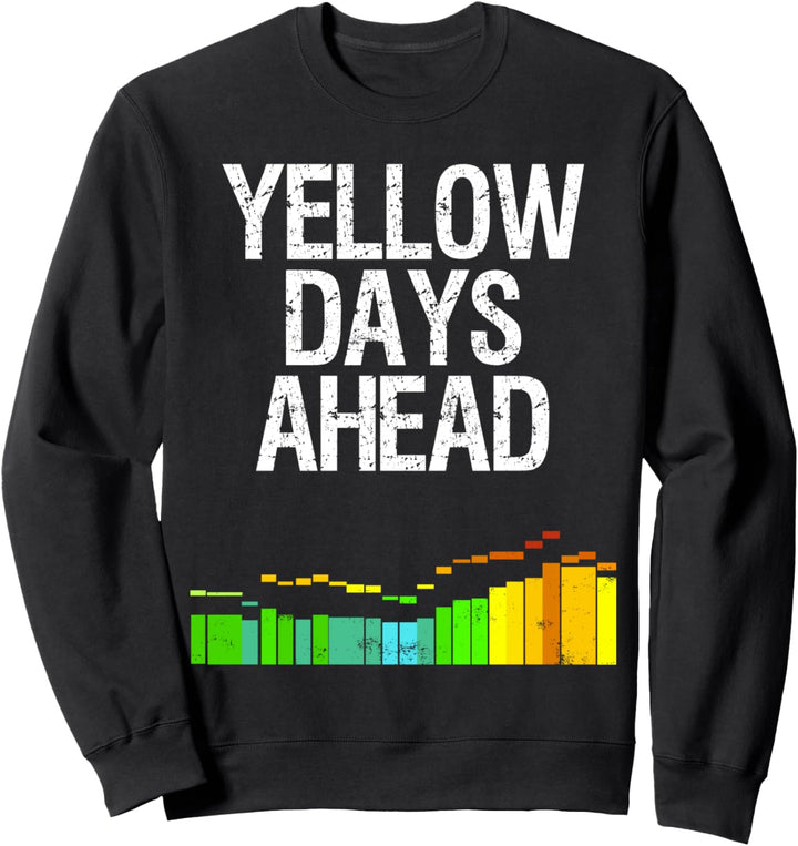 Kite Surf Spruch Yellow Days Windsurfen Geschenk Kitersurfen Sweatshirt