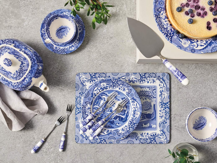 Pimpernel Blue Italian Placemats, Set of 6 by Pimpernel