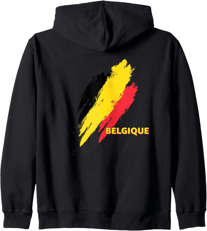 Flagge Belgien Kapuzenjacke