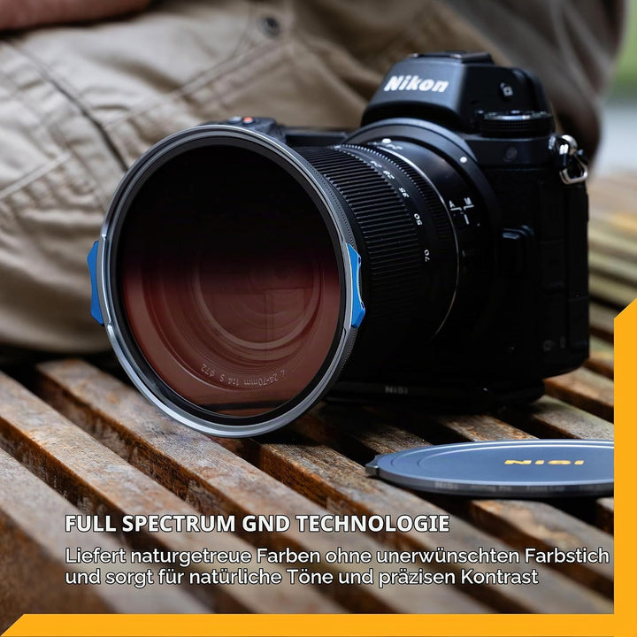 NiSi 82mm JetMag Pro Magnetischer Medium FS GND8 (0.3-Stops9) Verlaufs-ND-Filter (Zur Verwendung mit