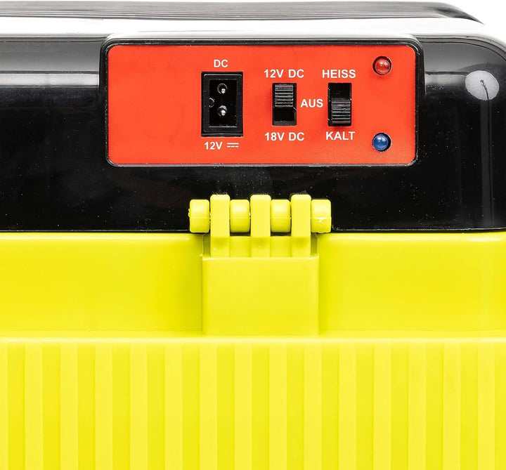Baricus Akku-Kühl-/Wärmebox 24l – Dual Power 18V/12V – tragbare Thermoelektrische Box für Auto, Camp