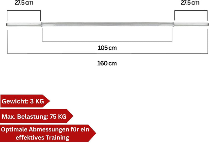 25kg - 110kg Hantelset Hantel Set Langhantel Hantelstange mit Gewichten Hantelscheiben 25 kg, 25 kg