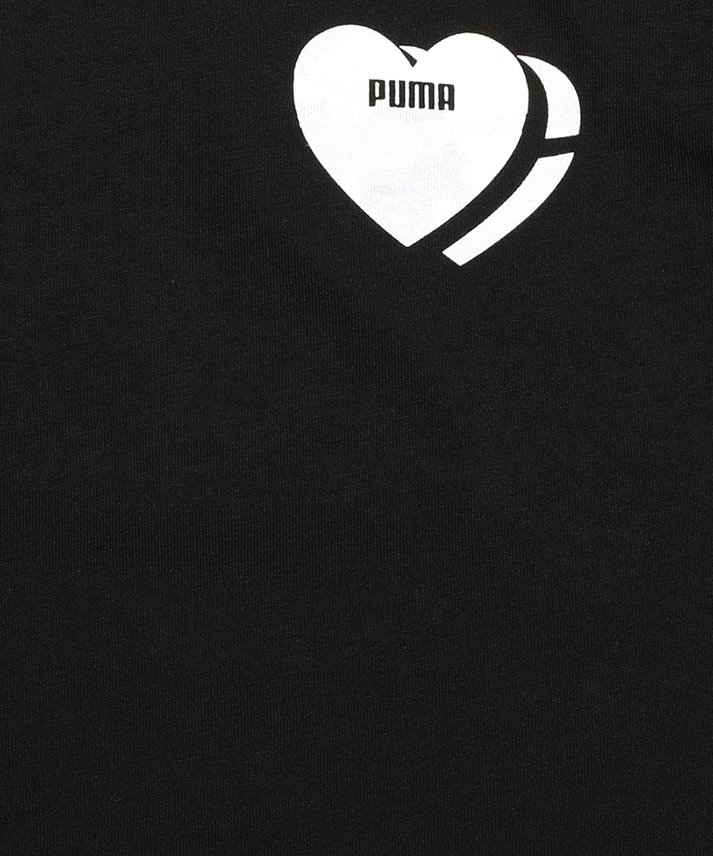 PUMA Mädchen Alpha Style Tee G Unterhemd 3-4 Jahre Schwarz, 3-4 Jahre Schwarz