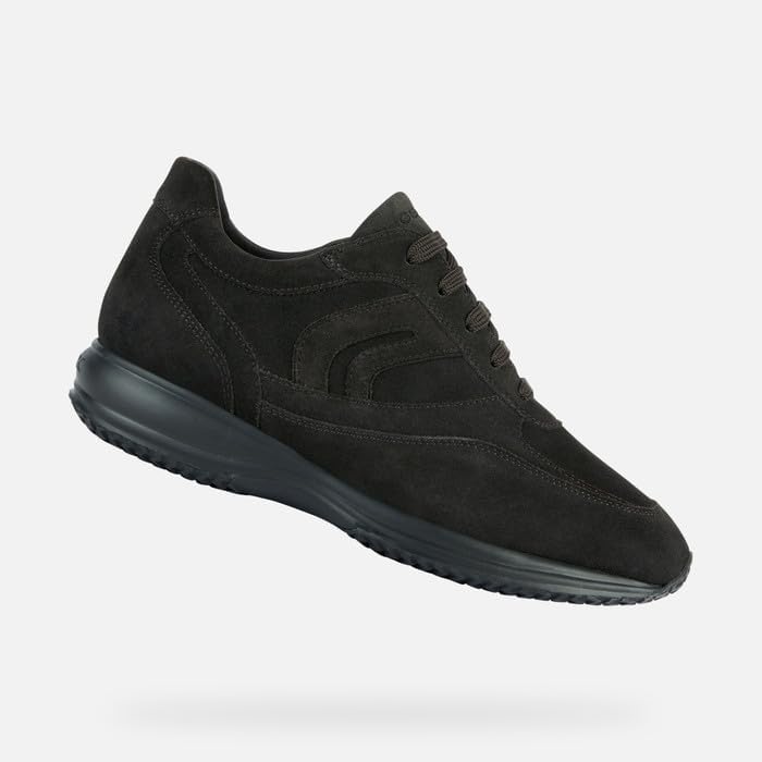 Geox Herren Uomo Happy P Sneaker, Dk Coffee
