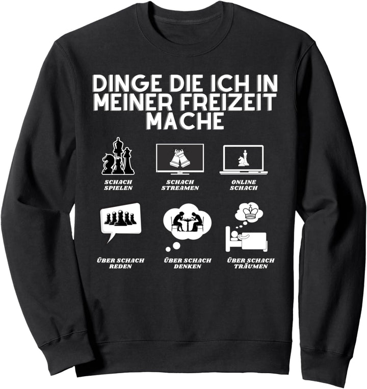 Schach Zubehör - Lustiges Sachspieler Shirt - Schach Sweatshirt