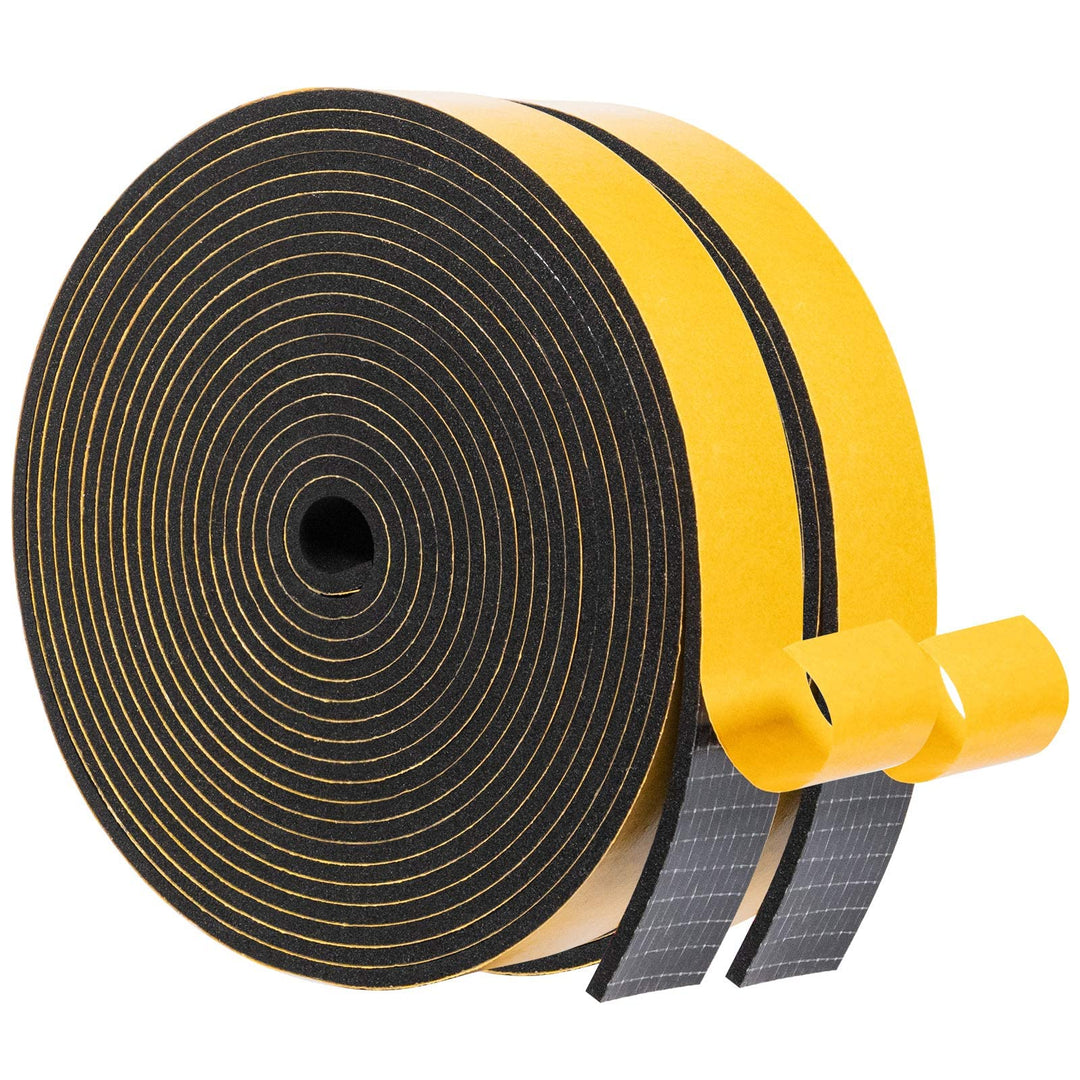 Dichtungsband Selbstklebend 25mm(B) x3mm(D)/10m(L) für Türen Fenster Gegen Kalte Zugluft/Anti-Kollis