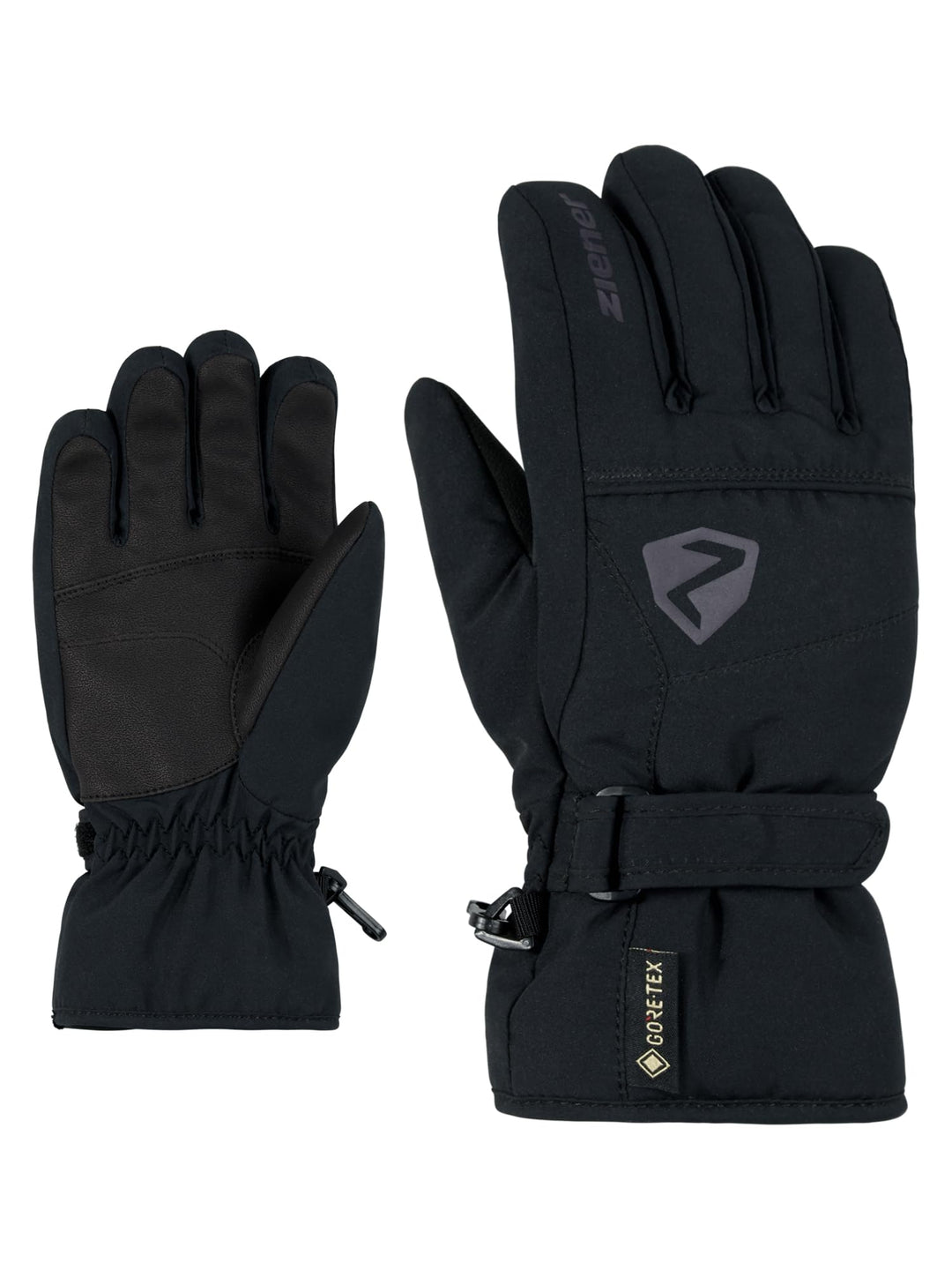 Ziener Kinder Lago GTX Glove Junior Ski-Handschuhe/Wintersport | Wasserdicht, Atmungsaktiv Schwarz 4