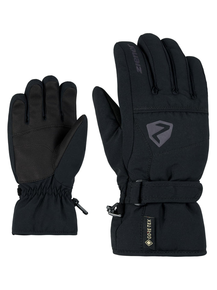 Ziener Kinder Lago GTX Glove Junior Ski-Handschuhe/Wintersport | Wasserdicht, Atmungsaktiv Schwarz 4