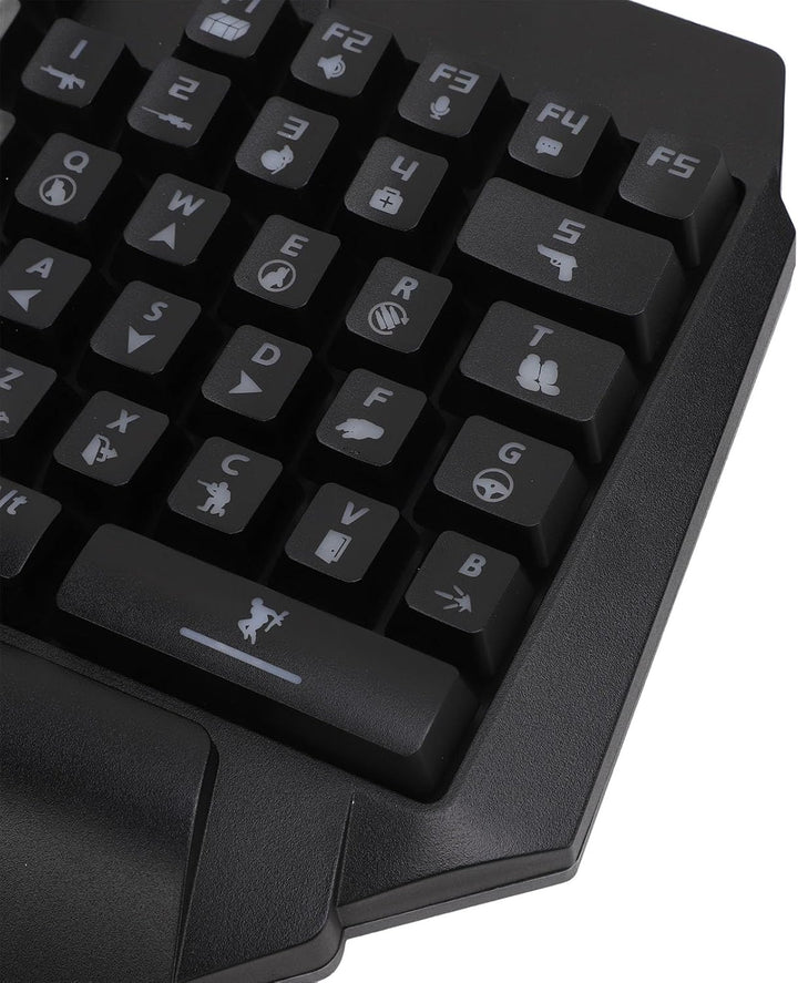 Gaming -Tastatur -Maus -Konverter Combo 4 in 1 Single Hand Mobile Game Keyboard -Maus -Adapter -Tele