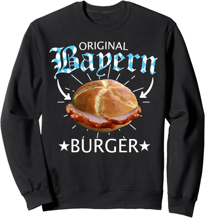 Lebakas Leberkäse Bayern Burger Semmel Spruch Geschenkidee Sweatshirt