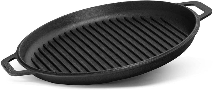 15L Kazan mit Ø40 Uchag Utschak Utschag 2mm stahl Kessel mit Deckel-Grillpfanne aus Gusseisen Kasan