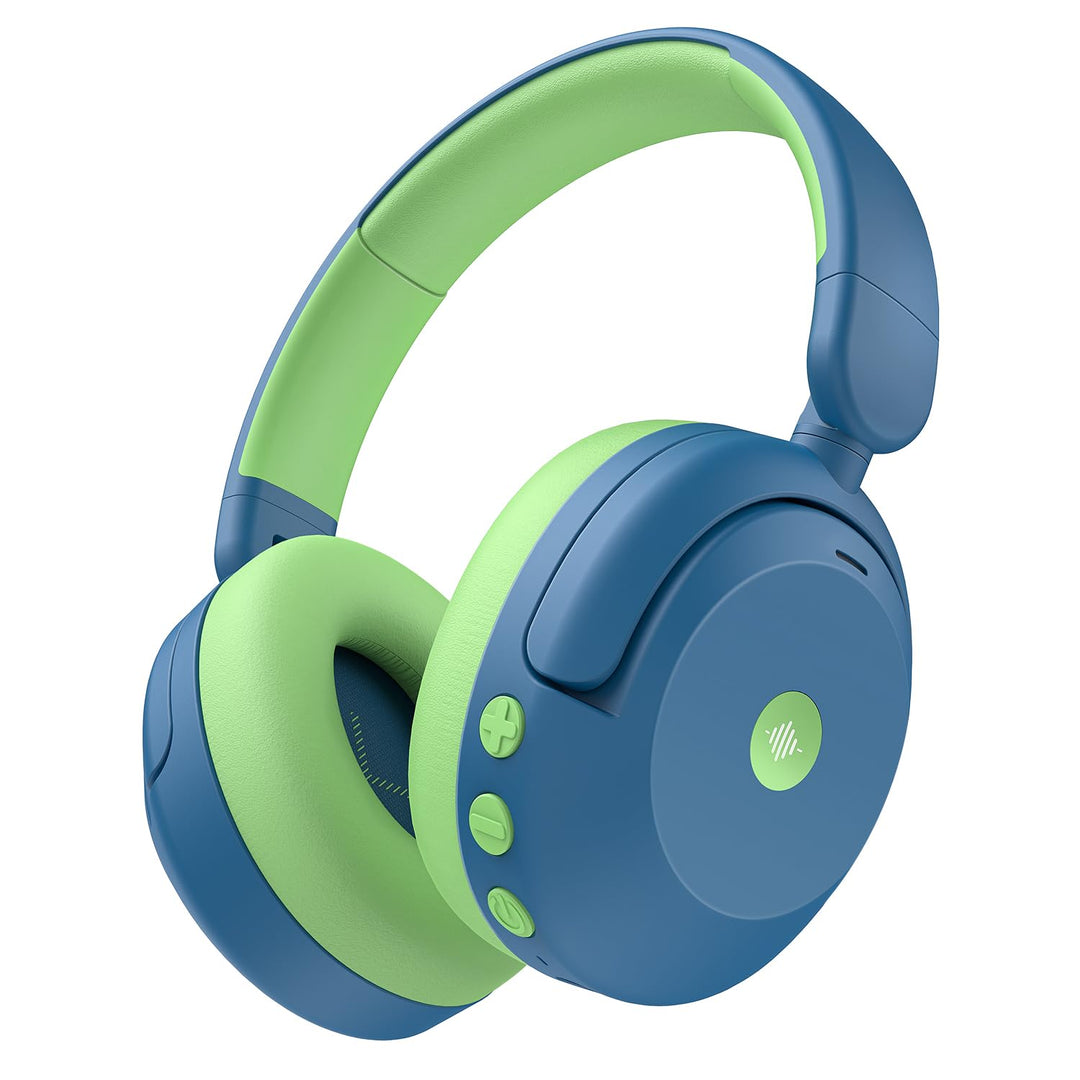 iClever Noise Cancelling Kopfhörer Kinder Bluetooth, 60H Spielzeit, 80dBA Sichere Lautstärke, Bequem
