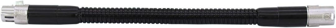 INNA-Glas Schwanenhals für Mikrofone mit f/m XLR Anschluss, 47cm, schwarz - Mikrofonarm/Mikrofonansc