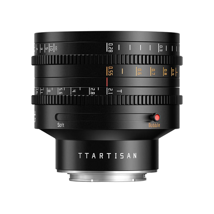 TTArtisan 35 mm CINE T2.1 Dual Bokeh Metallgehäuse Objektiv für Sony E Mount – Schwarz CINE T2.1 Dua