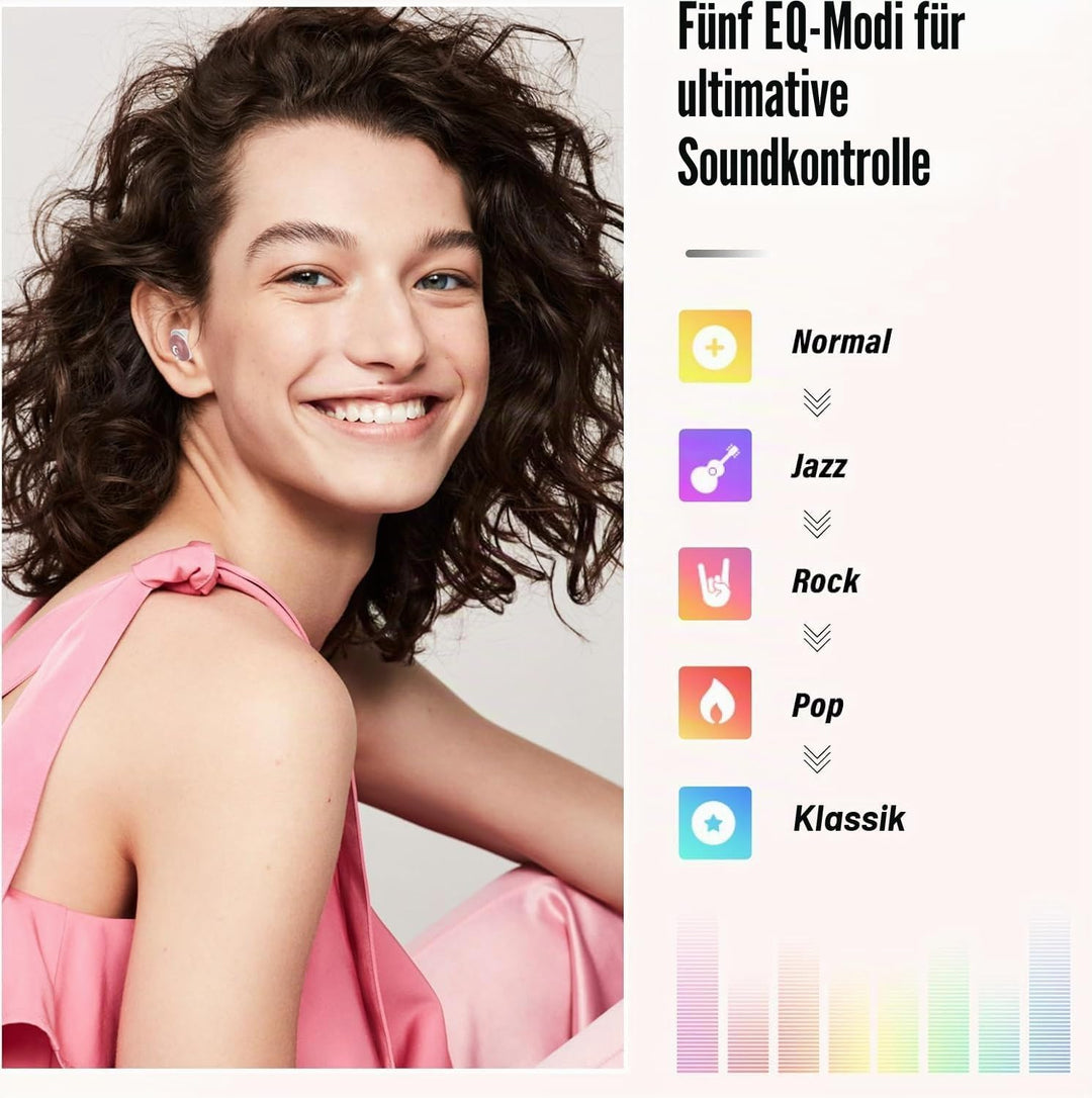 Bluetooth Kopfhörer, Mini 48 Std Schlafkopfhörer Bluetooth 5.4 mit Touchscreen, 2026 Neue in Ear Kop