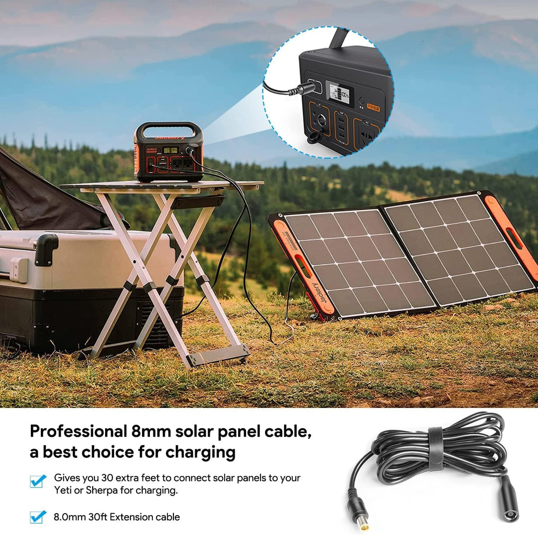 KFD 8,0MM Verlängerungskabel Solarpanel SolarSaga 100 von Jackery Solarmodul Kabel für Jackery 60W 1
