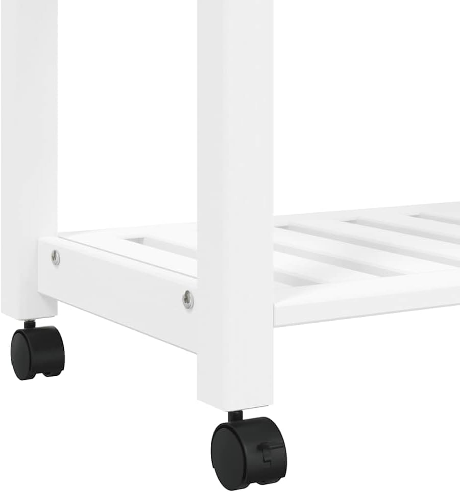 vidaXL Küchenwagen, Servierwagen mit viel Stauraum, Beistellwagen für Küche Wohnzimmer Badezimmer, T