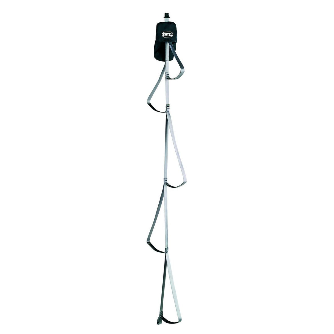 PETZL Unisex – Erwachsene Bandleiter Gradistep 5 Stufen Trittleiter Schwarz/Grau, Mehrfarbig, One Si