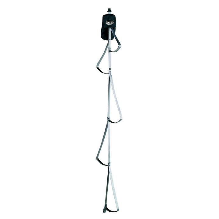 PETZL Unisex – Erwachsene Bandleiter Gradistep 5 Stufen Trittleiter Schwarz/Grau, Mehrfarbig, One Si