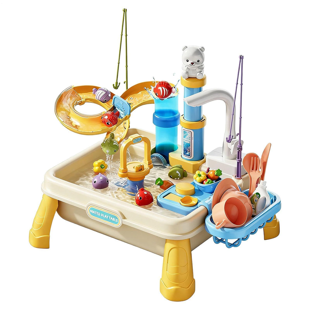 Sand Und Wasserspieltisch Für Kinder, Sensorisches Spiel Mit Pumpe, Wasser Aktivitätstisch, Für Und