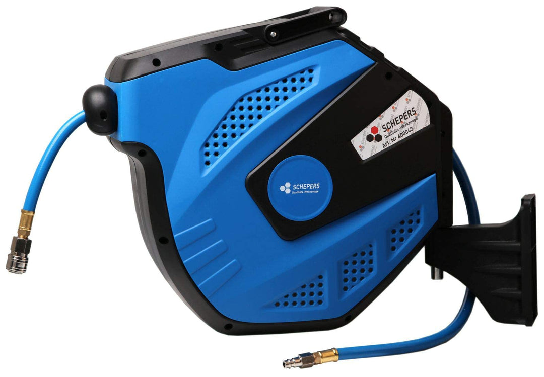 SWV 400043 Automatik Druckluftschlauch Schlauchtrommel 15m +1m